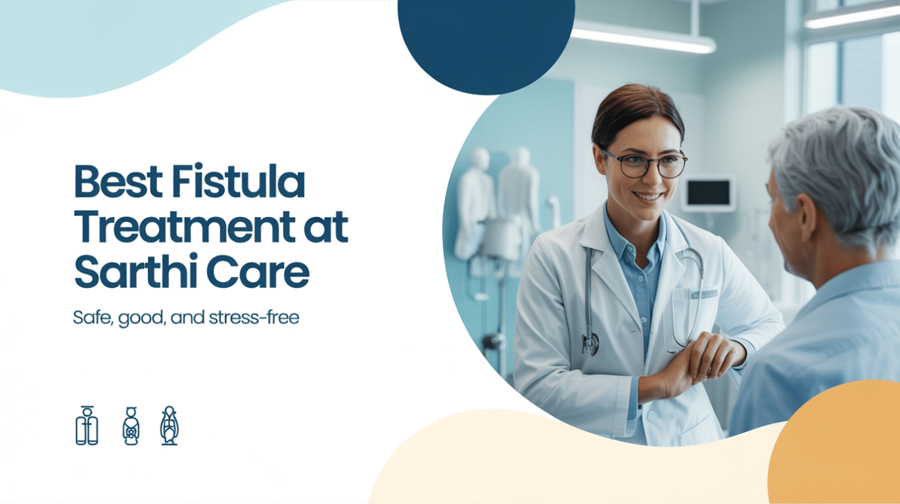 Best Fistula Treatment at Sarthi Care – Safe, Good, and Stress-Free