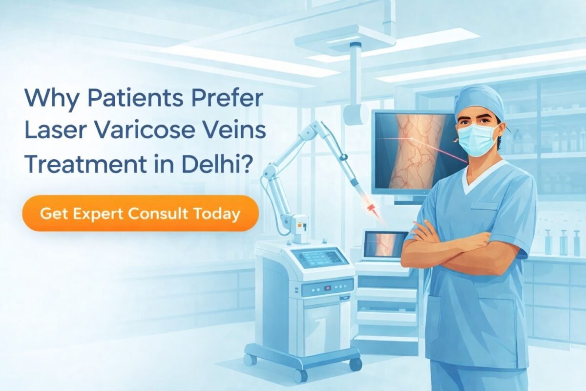 Why Patients Prefer Laser Varicose Veins Treatment in Delhi?