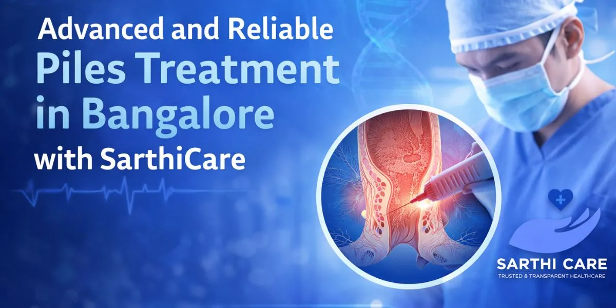 Advanced and Reliable Piles Treatment in Bangalore with SarthiCare