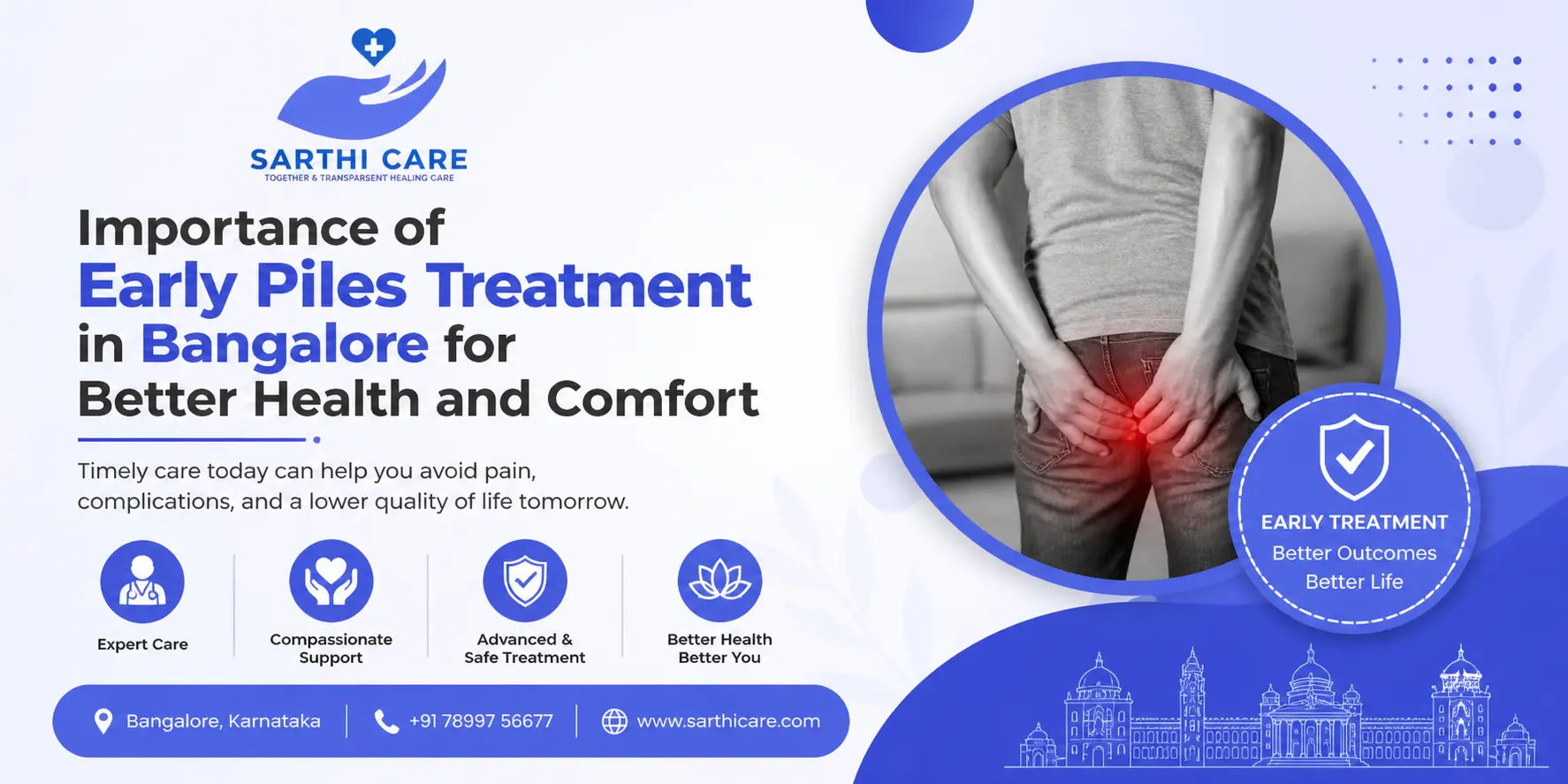 Importance of Early Piles Treatment in Bangalore for Better Health and Comfort