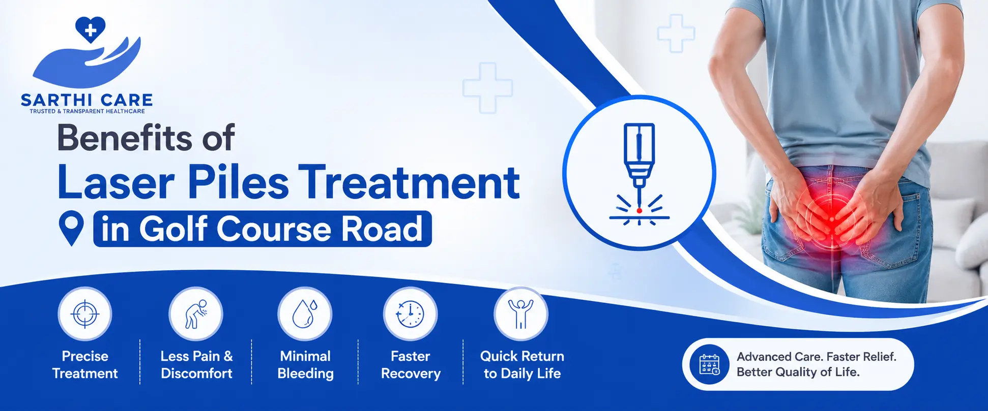 Benefits of Laser Piles Treatment in Golf Course Road