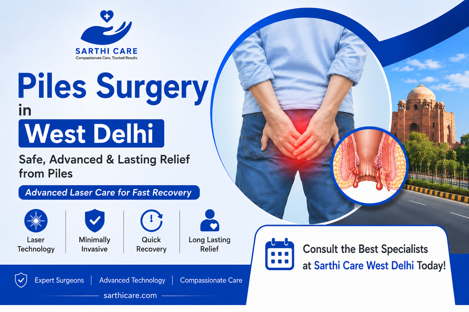Piles Surgery in West Delhi
